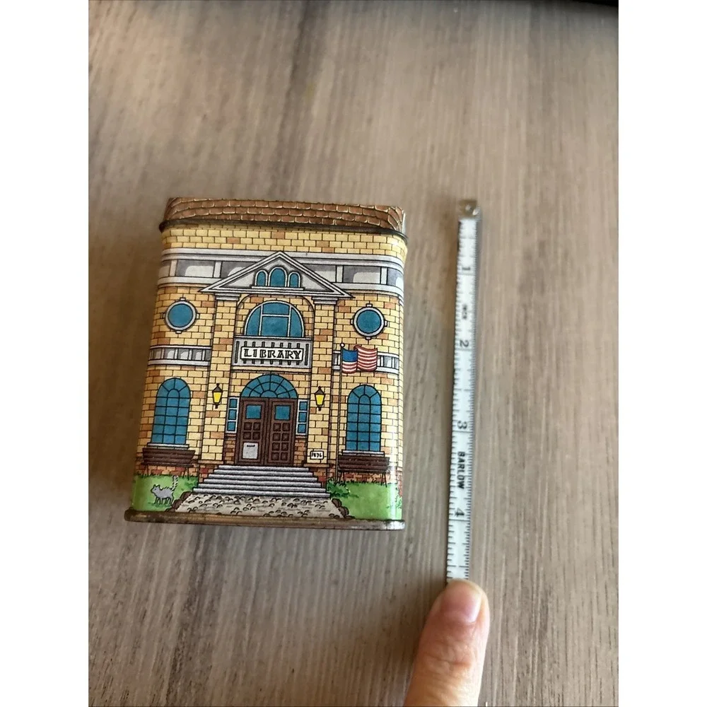 Vintage Keller-Charles of Philadelphia Miniature Library Tin 4.25